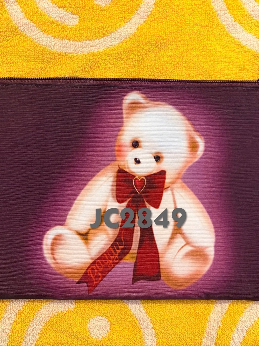 New BAGGU Large Flat Pouch (Fancy Animals)